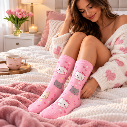 Sweet Kitties Premium Socks