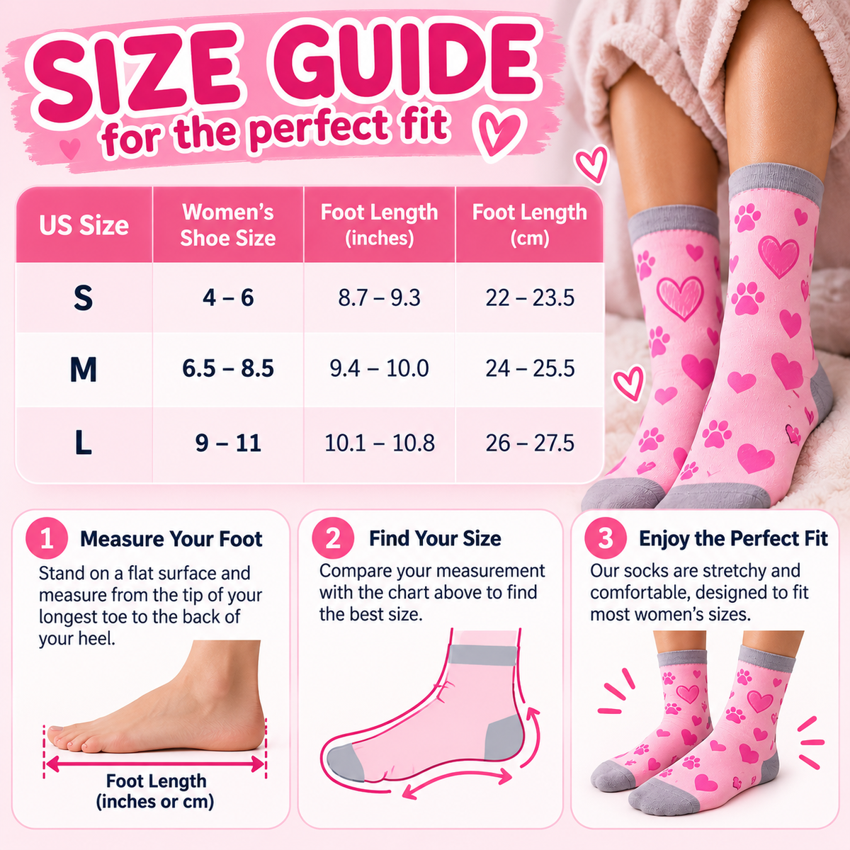 Cute Cat Crew Socks – Adorable Feline Lover Gift